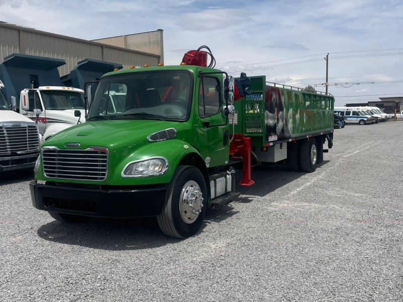 Camion con grúa tipo hiab